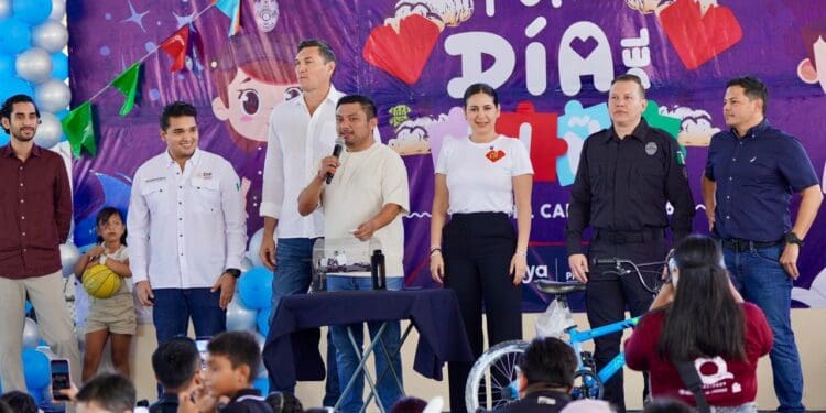 Estefanía Mercado encabeza emotiva celebración del Día del Niño en la Secretaría de Seguridad Ciudadana
