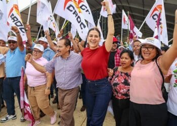 Claudia Sheinbaum, Mara Lezama y Estefanía Mercado trabajan por México, Quintana Roo y Playa del Carmen.