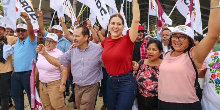 Claudia Sheinbaum, Mara Lezama y Estefanía Mercado trabajan por México, Quintana Roo y Playa del Carmen.