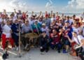 Más de 2 mil personas acompañan a Estefanía Mercado en mega brigada de limpieza de playas para hacer frente al sargazo