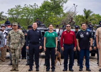 Estefanía Mercado pone en marcha el Operativo de Seguridad Verano Mundialista 2026 en Playa del Carmen